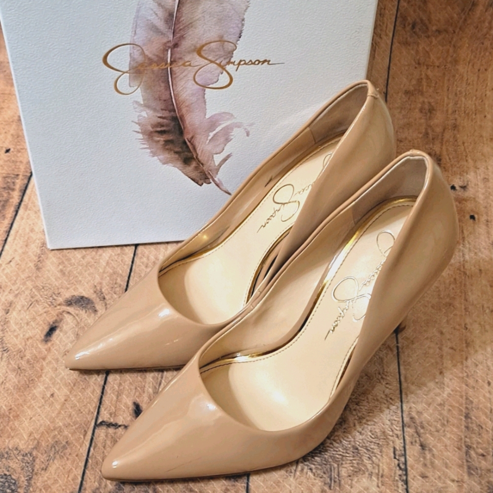 Pump shoes 4"heels classic nude Jessica Simpson